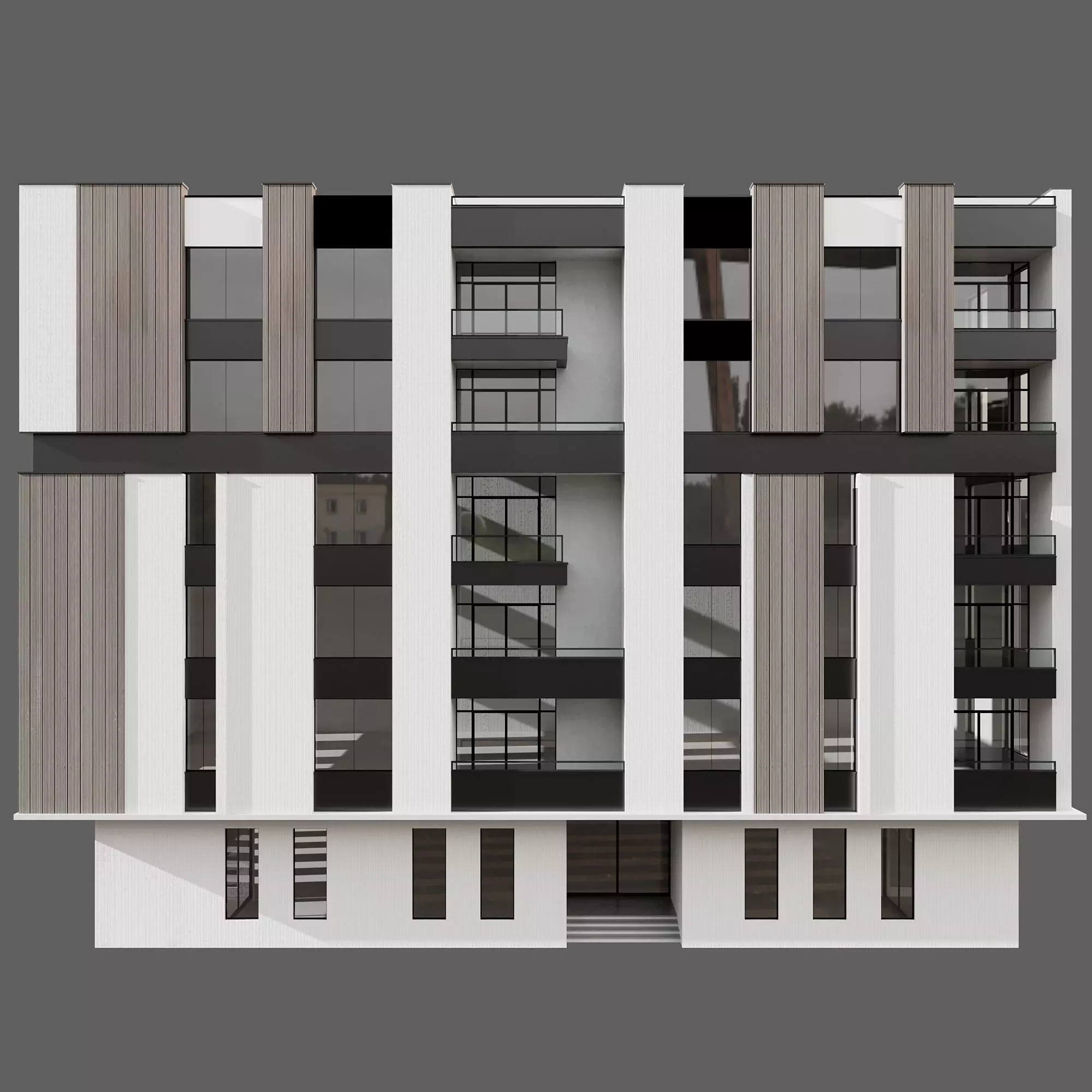 RESIDENTIAL BUILDING NO102 A 3D model_4