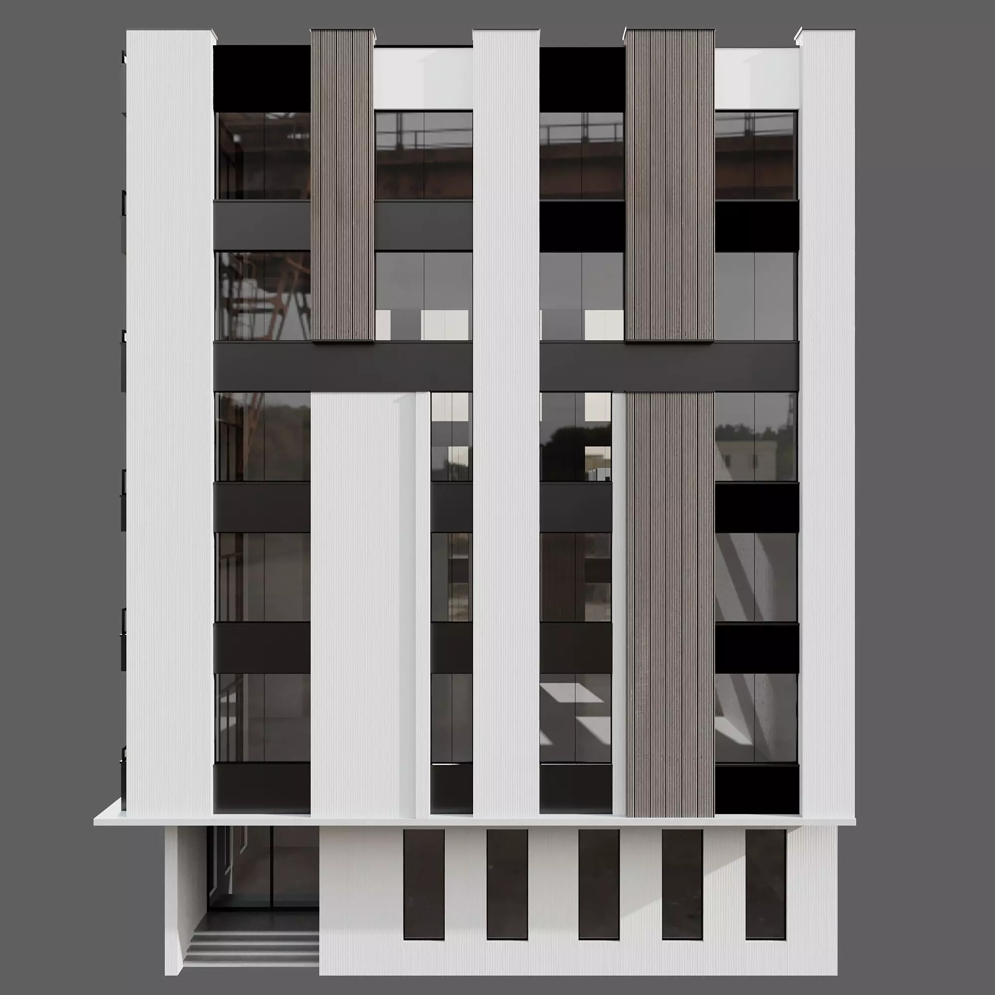 RESIDENTIAL BUILDING NO102 A 3D model_5