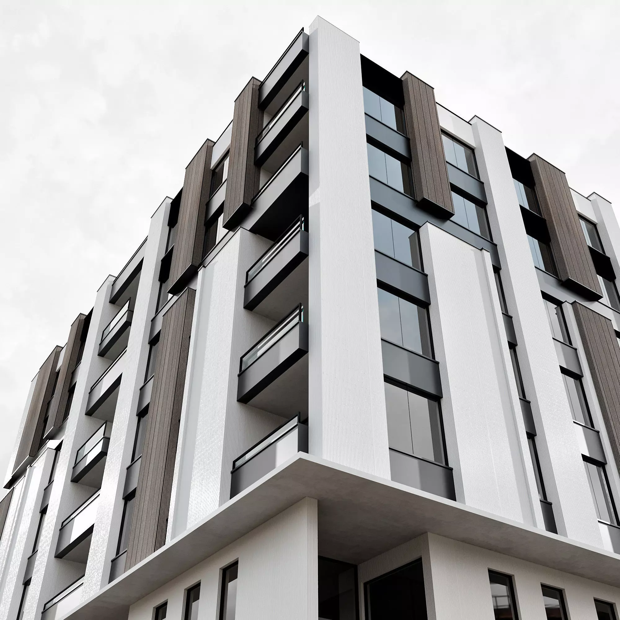 RESIDENTIAL BUILDING NO102 A 3D model_7