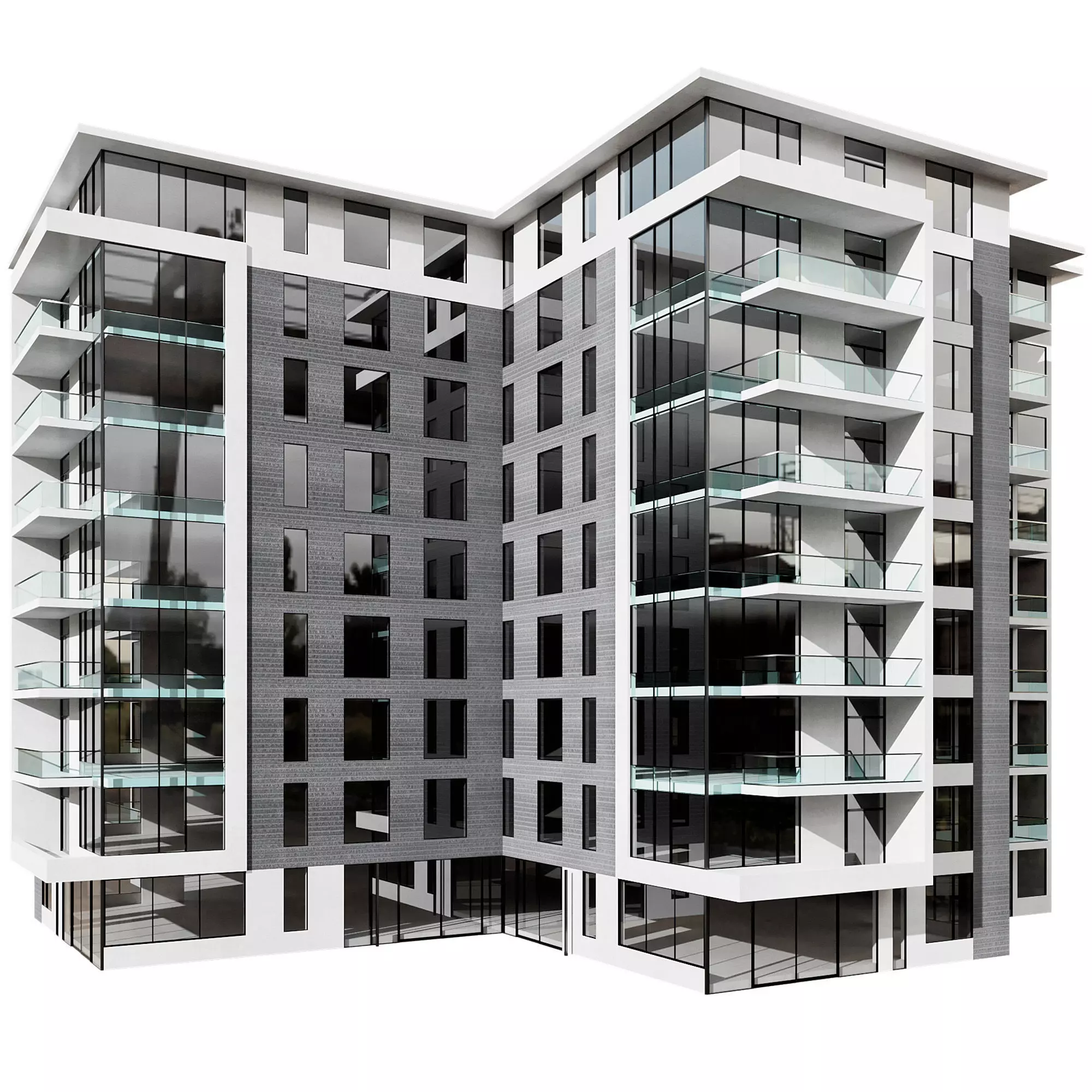 RESIDENTIAL BUILDING NO101 A 3D model_6