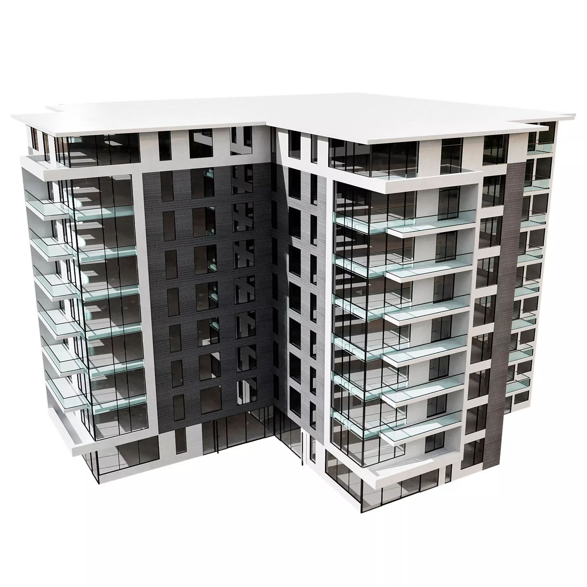 RESIDENTIAL BUILDING NO101 A 3D model_11