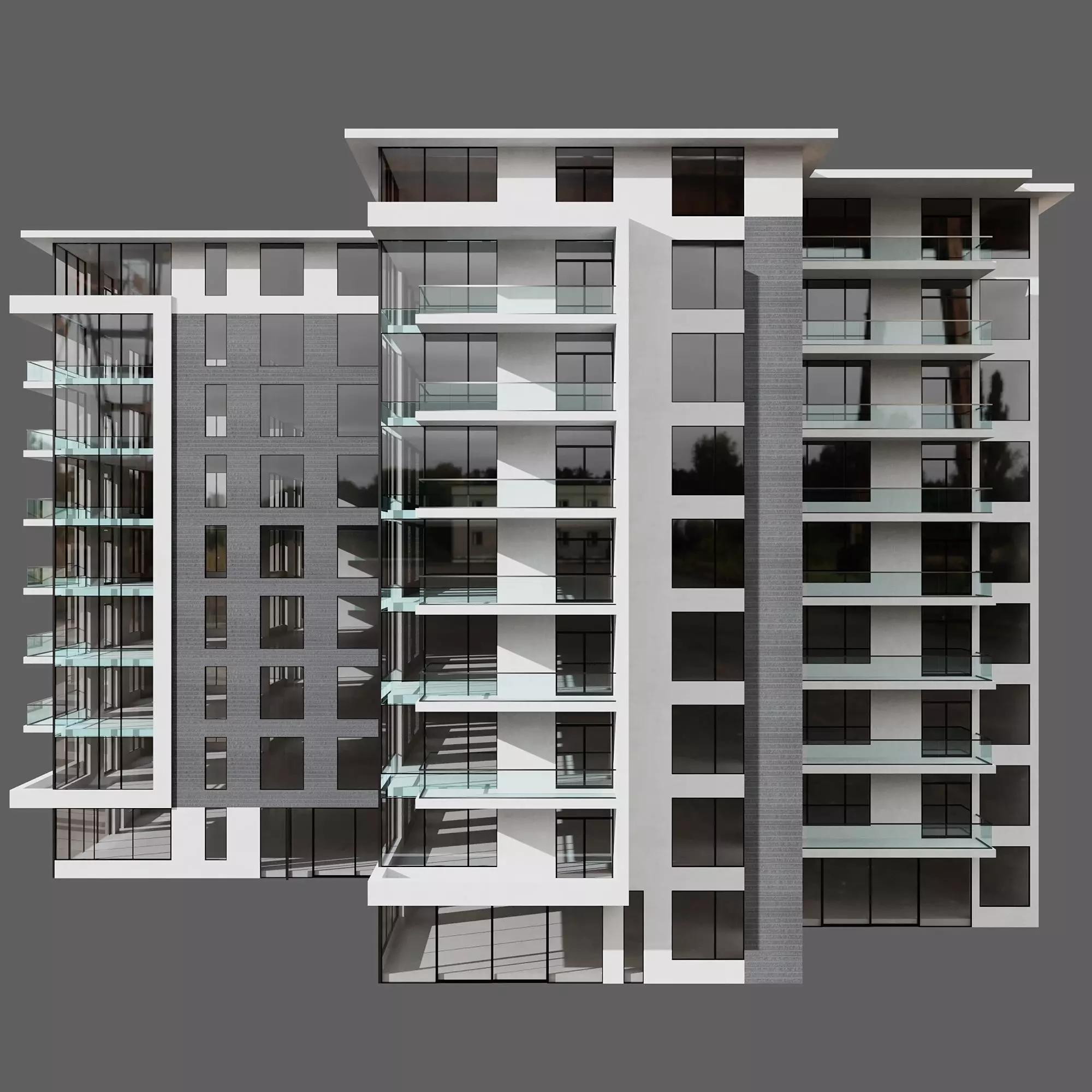 RESIDENTIAL BUILDING NO101 A 3D model_2