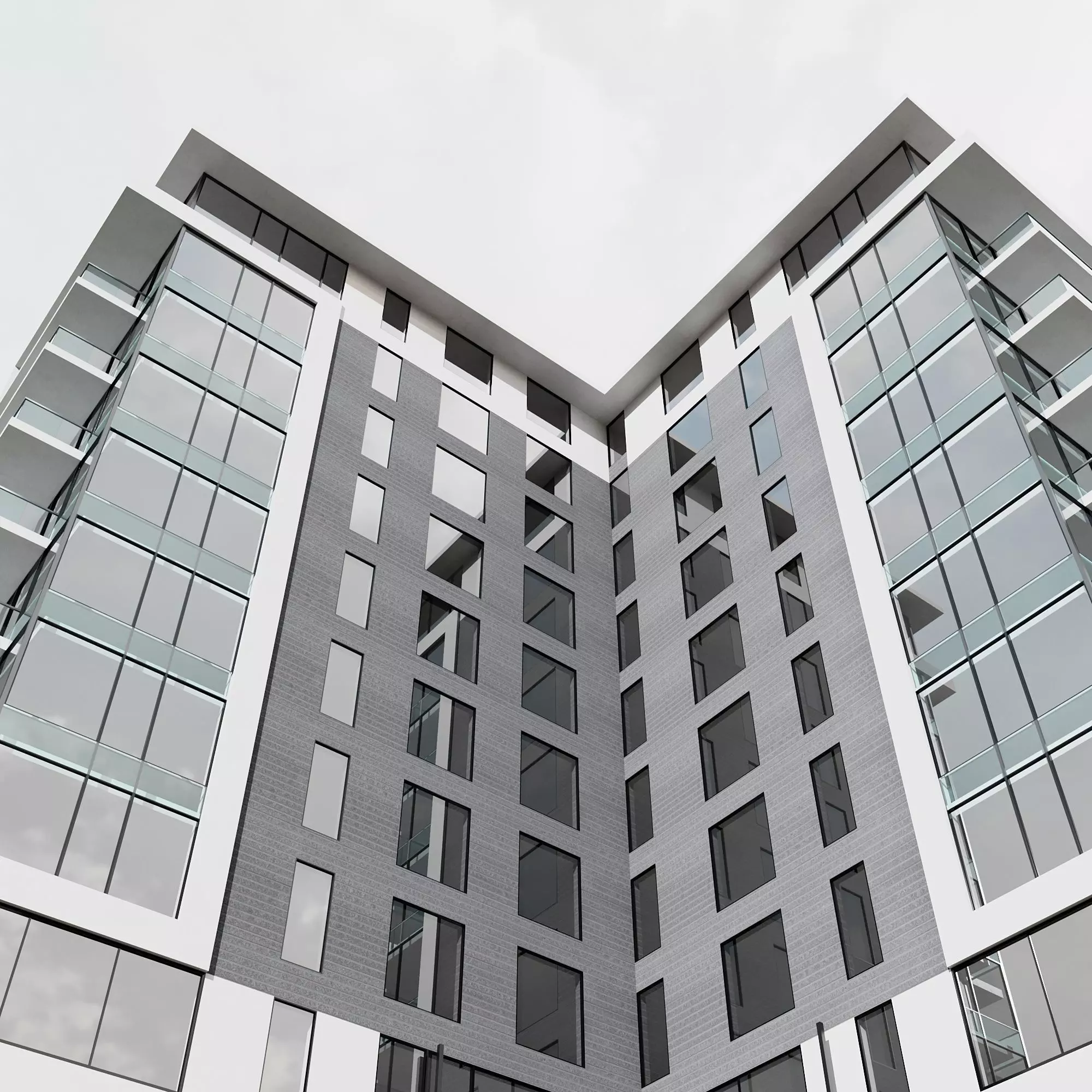 RESIDENTIAL BUILDING NO101 A 3D model_1