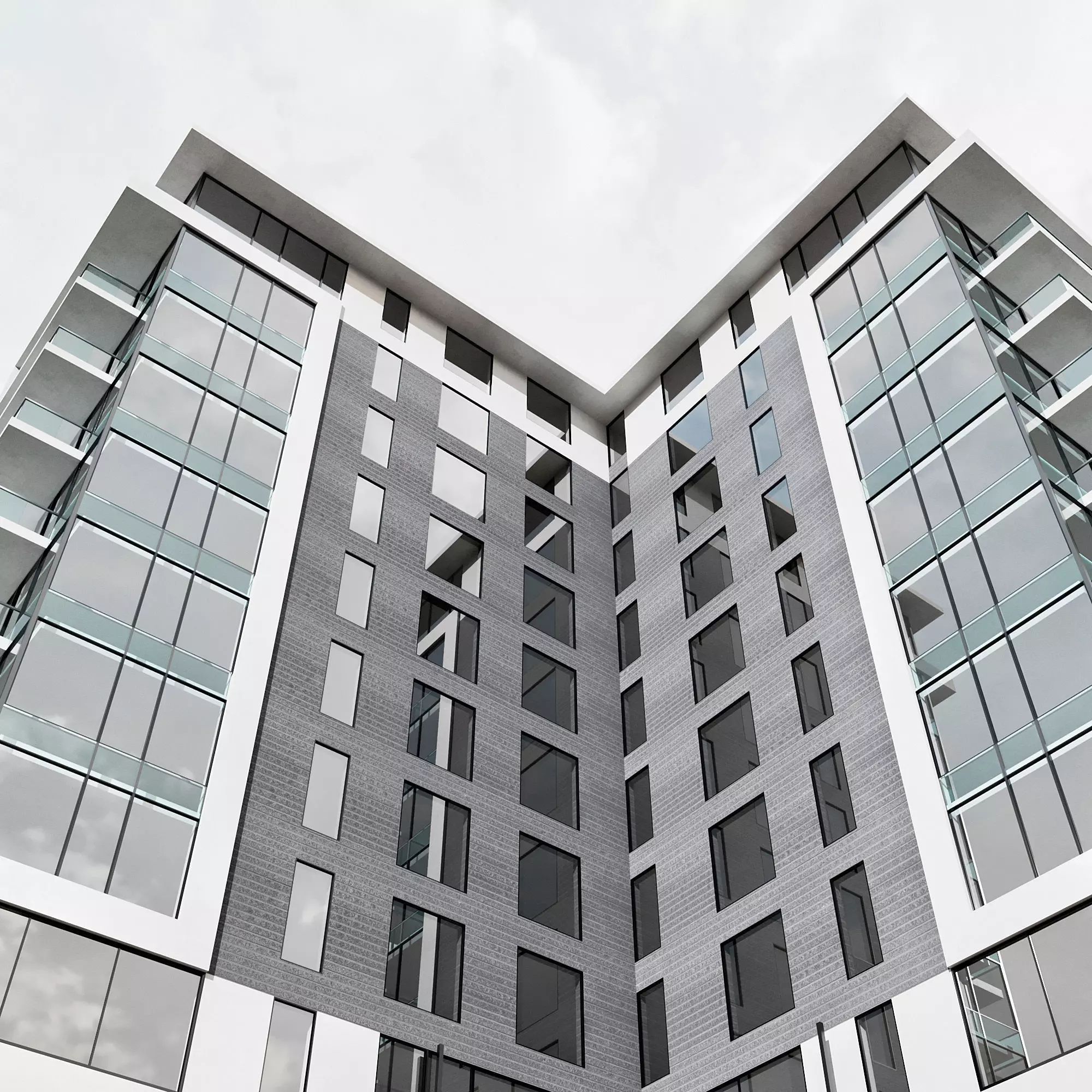 RESIDENTIAL BUILDING NO101 A 3D model_9