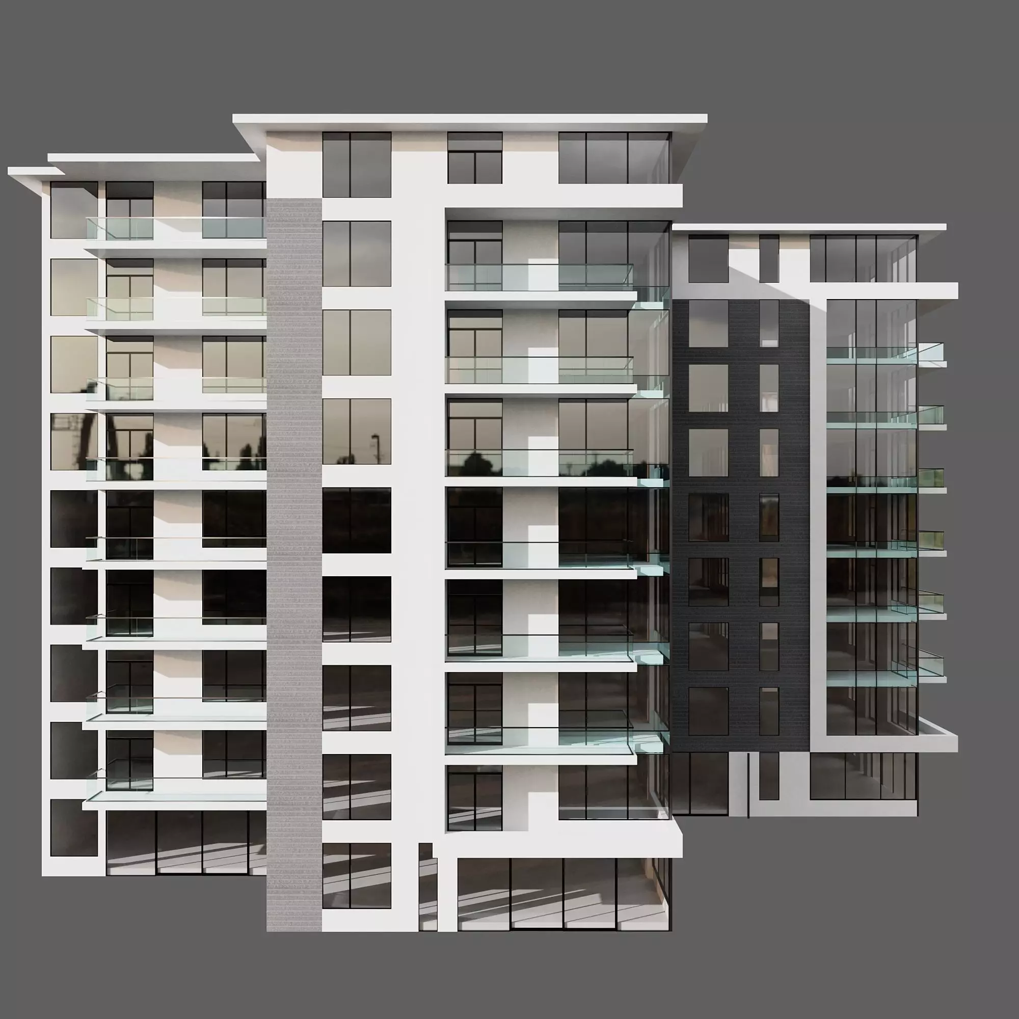 RESIDENTIAL BUILDING NO101 A 3D model_3