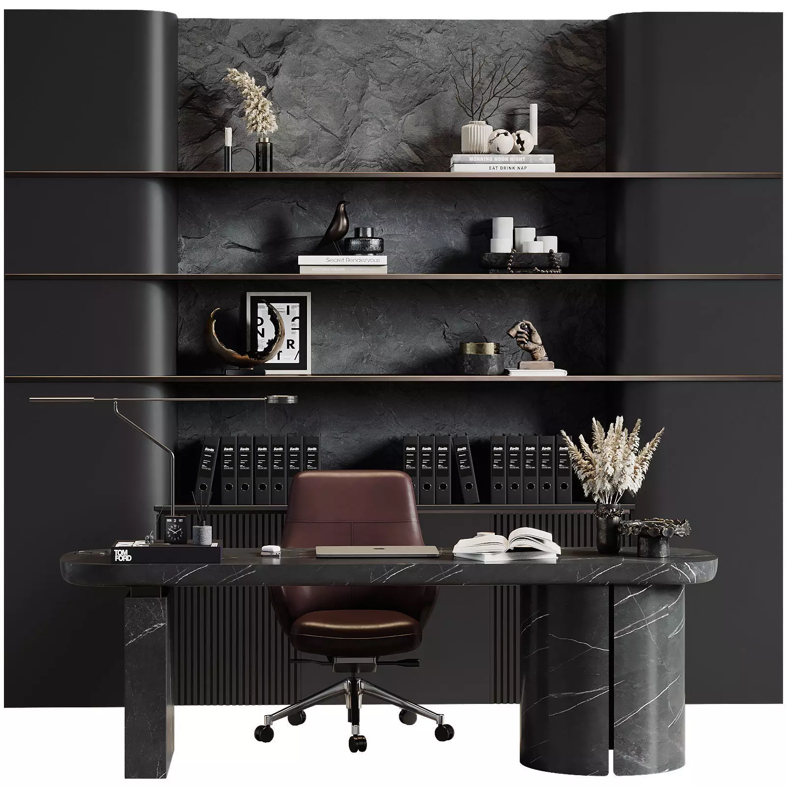 Boss Desk - Office Furniture 44 3D model