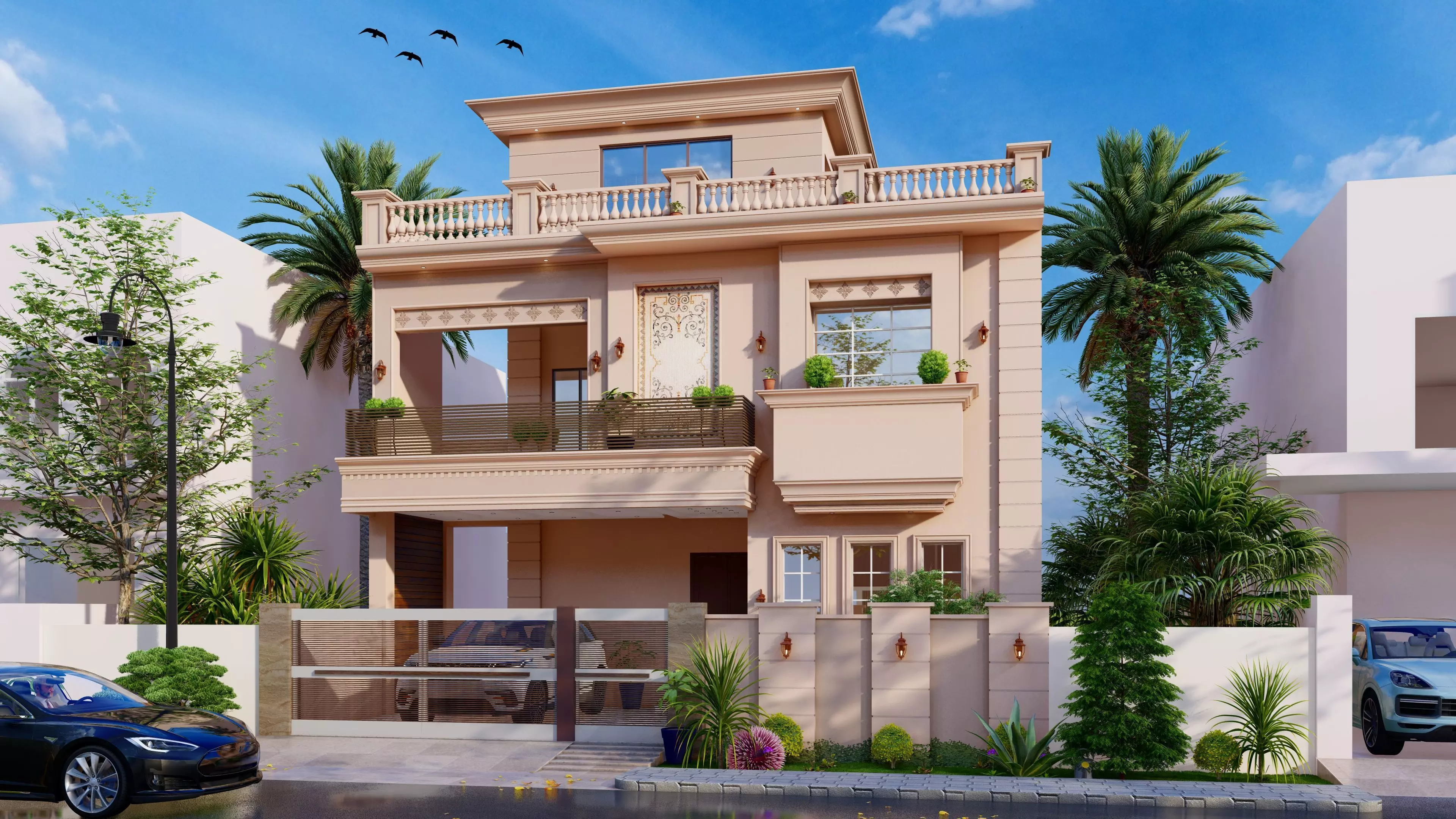 Front Elevation 3D model_0