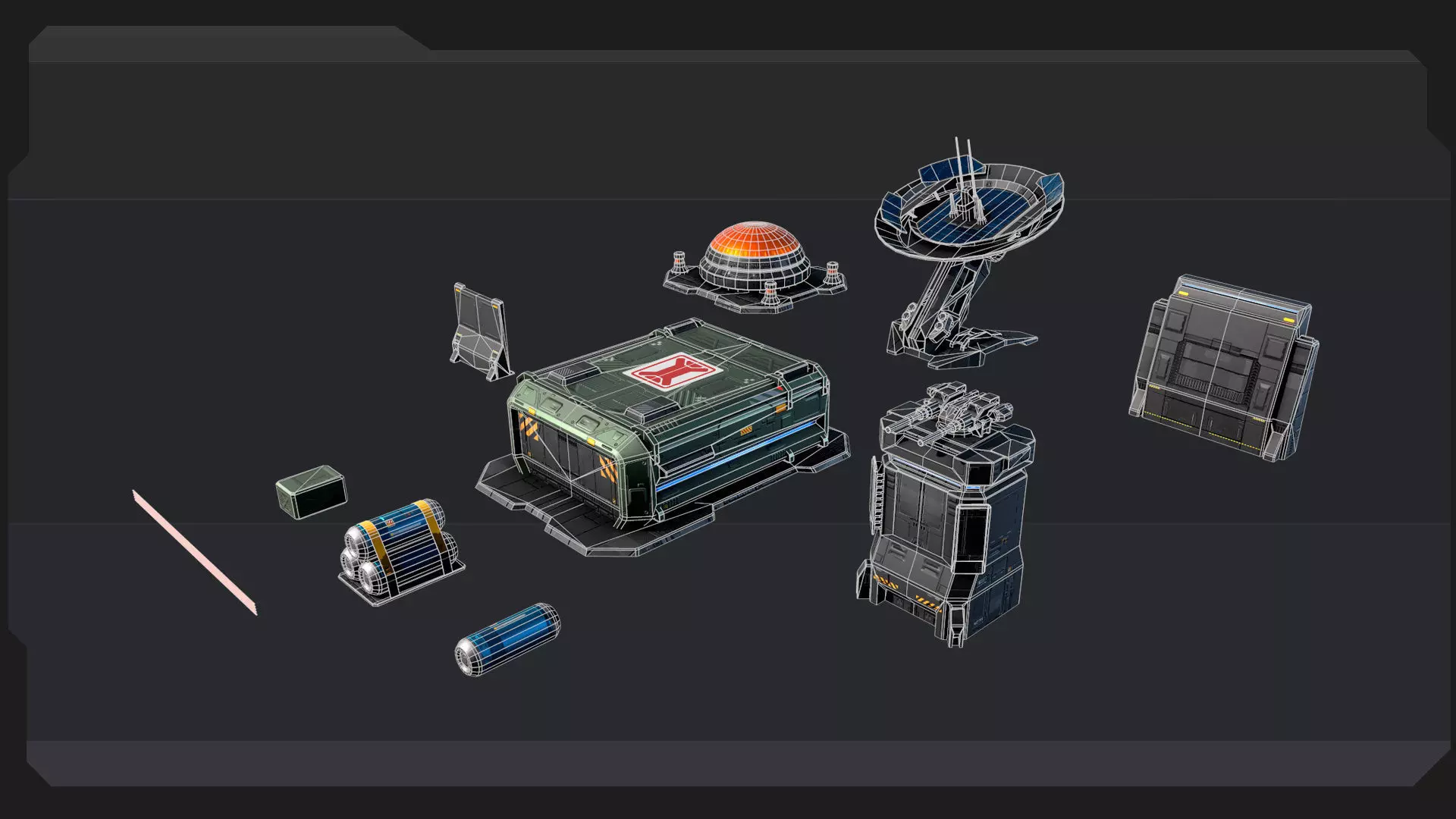 RTS - PACk03 Low-poly 3D model_23