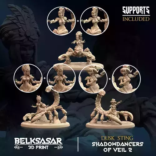 Dusk Sting Nude and Normal Set x3