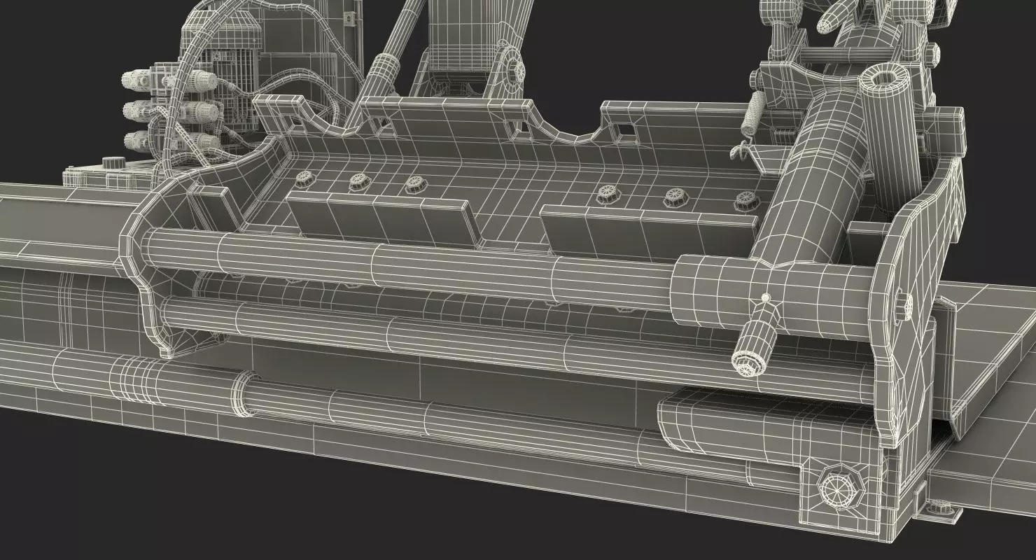 Automotech AS-26TC Truck Tyre Changing Machine 3D model_32
