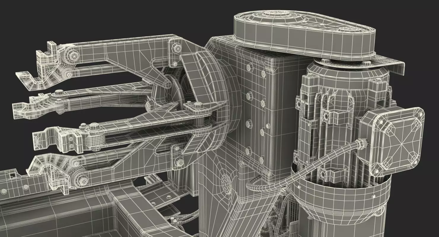 Automotech AS-26TC Truck Tyre Changing Machine 3D model_30