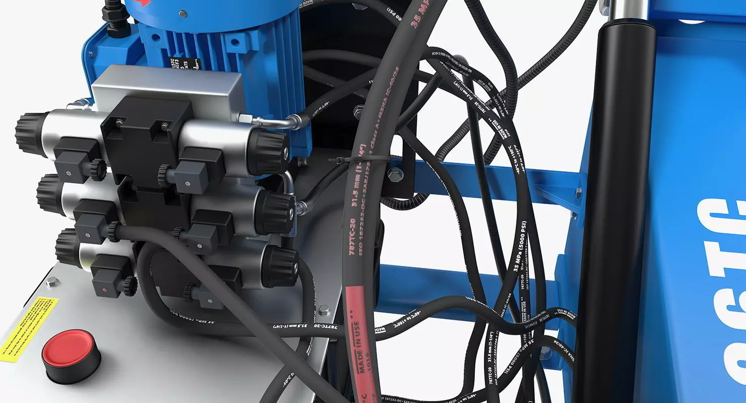 Automotech AS-26TC Truck Tyre Changing Machine 3D model_18