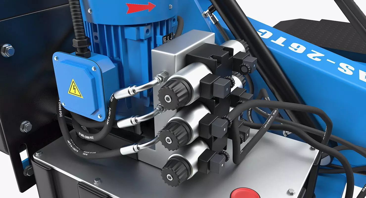 Automotech AS-26TC Truck Tyre Changing Machine 3D model_20