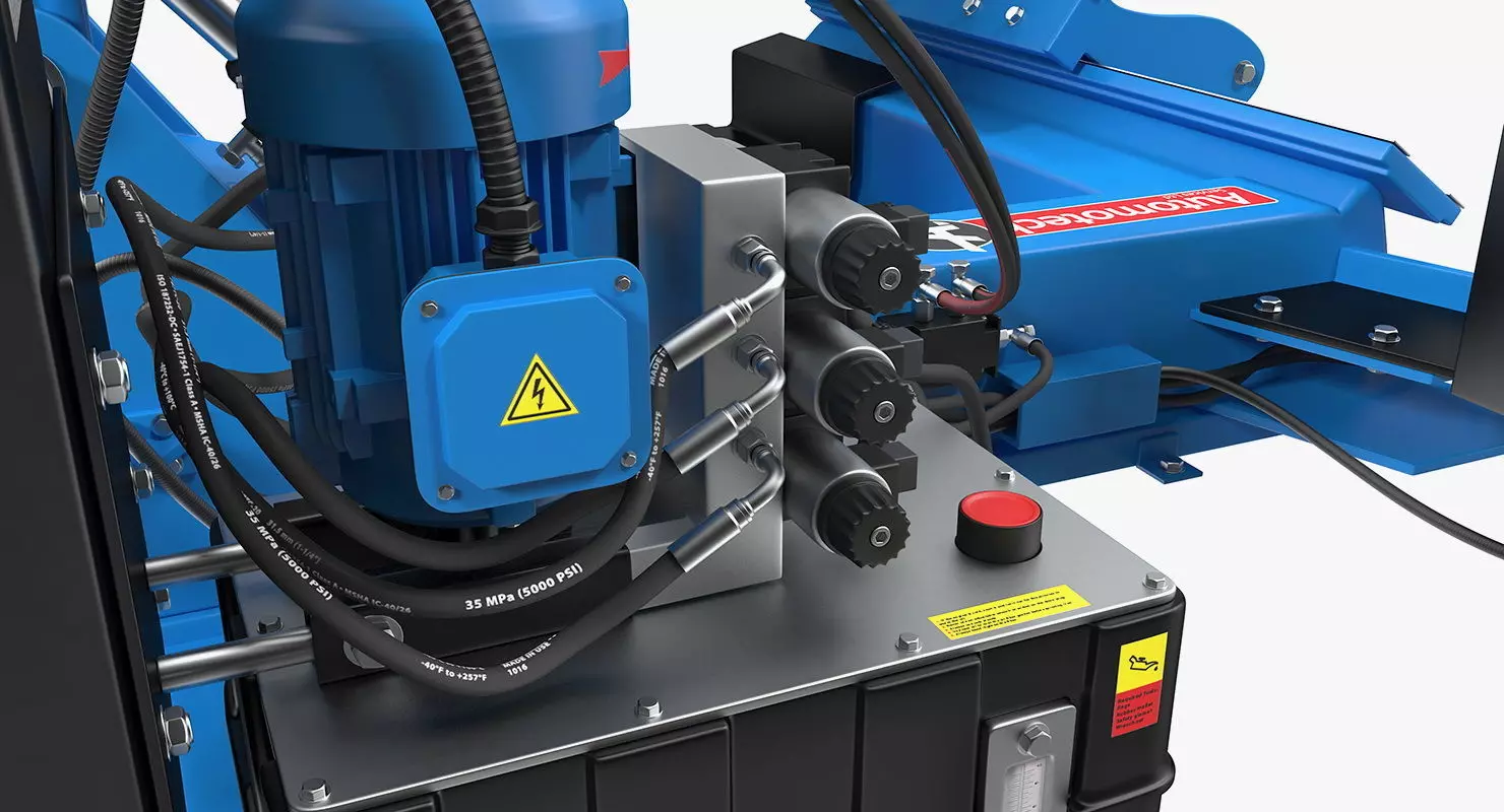 Automotech AS-26TC Truck Tyre Changing Machine 3D model_19