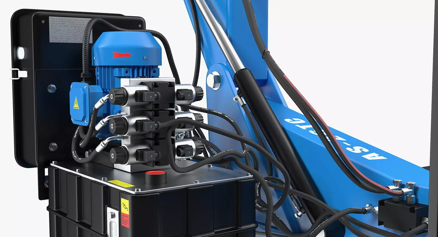 Automotech AS-26TC Truck Tyre Changing Machine 3D model_17