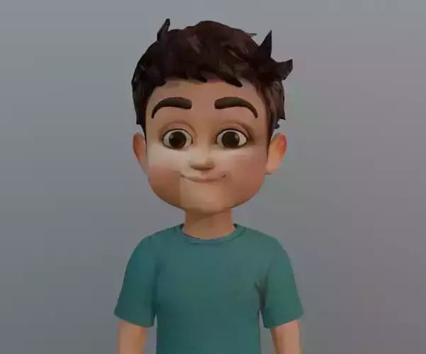 3D Cartoon Boy