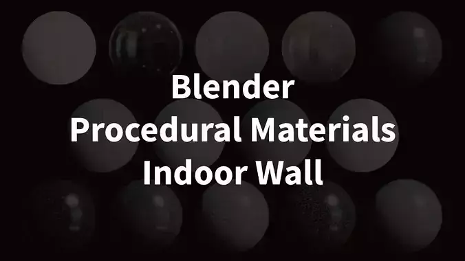 Blender Procedural Materials Indoor Wall Collection 14 Types Texture