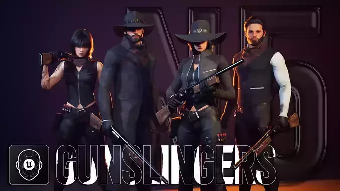 N5  Gunslingers 3D model N5  Gunslingers 3D model