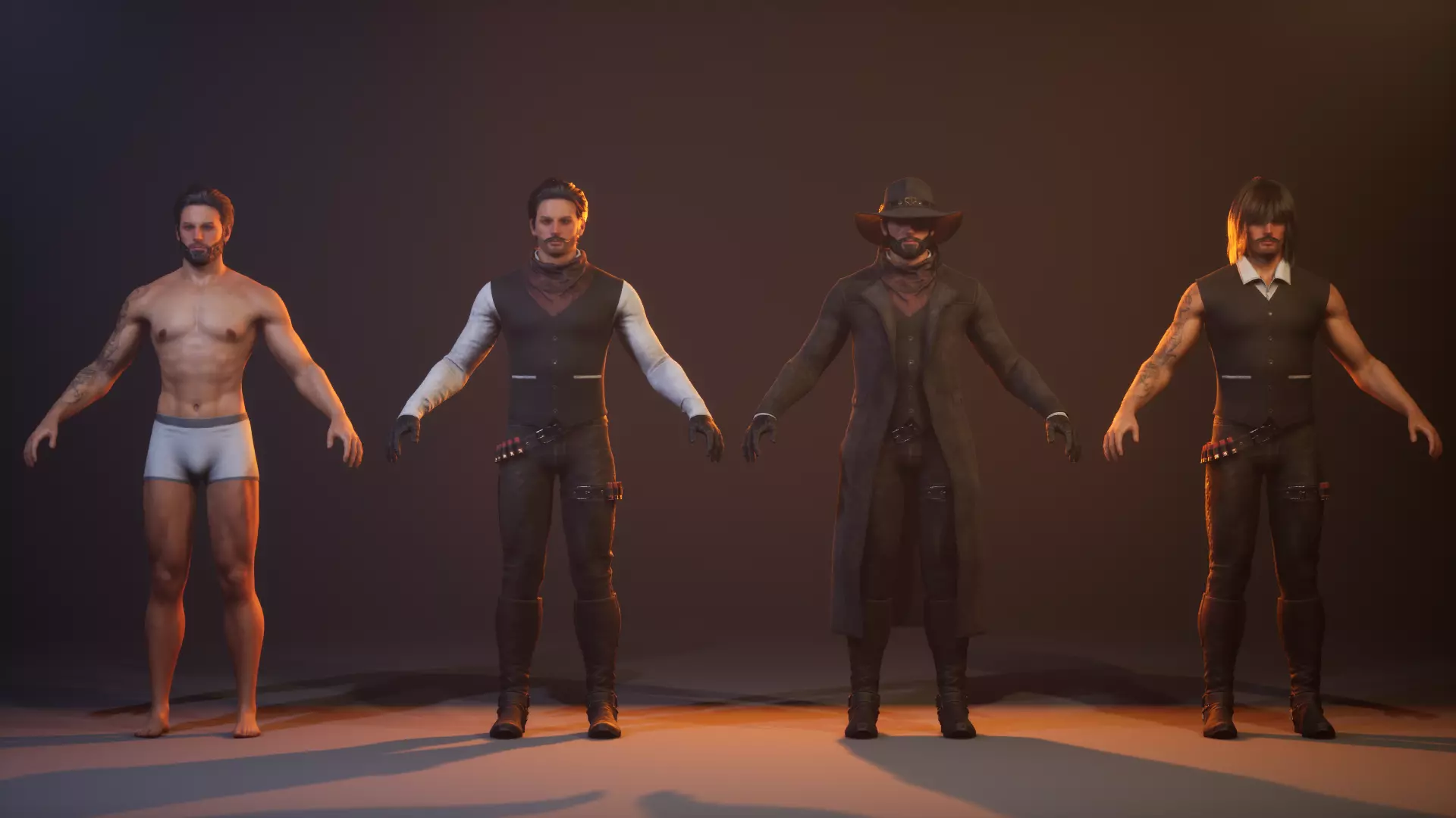 N5  Gunslingers 3D model_5