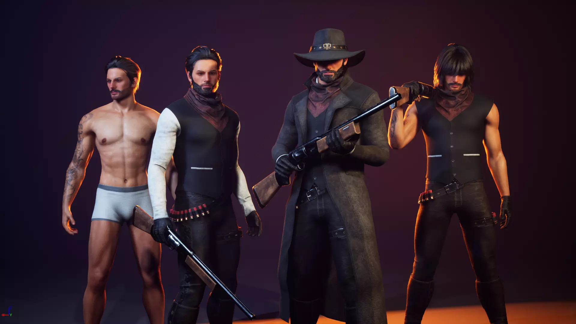 N5  Gunslingers 3D model_3