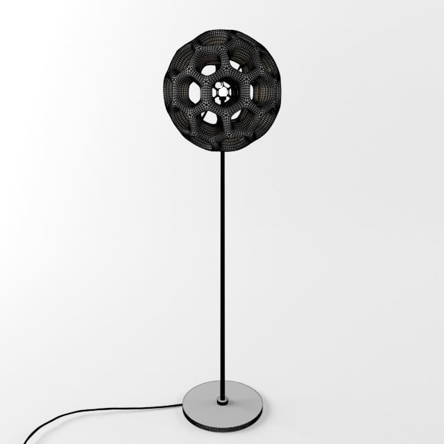 Floor Lamp Modern Futuristic and Organic Shaped  3D model_2