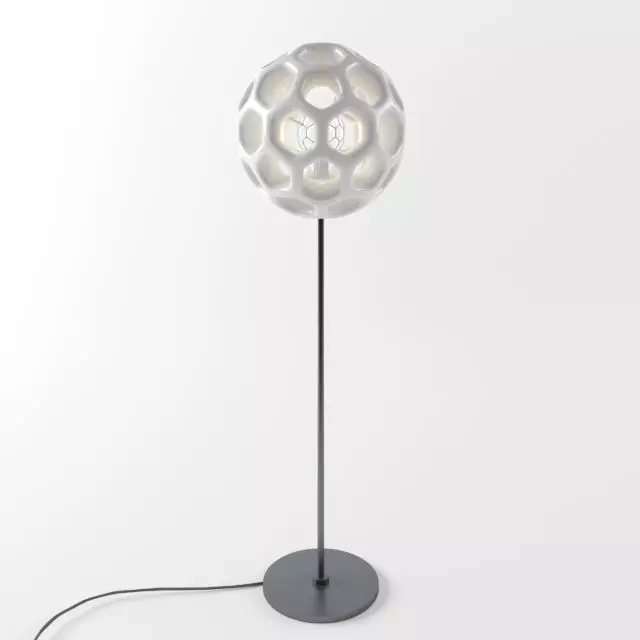 Floor Lamp Modern Futuristic and Organic Shaped  3D model_0