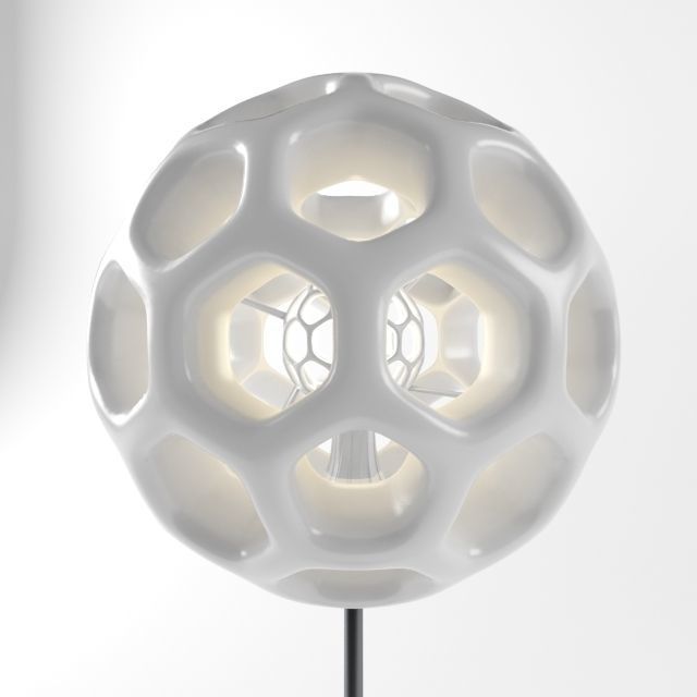 Floor Lamp Modern Futuristic and Organic Shaped  3D model_1