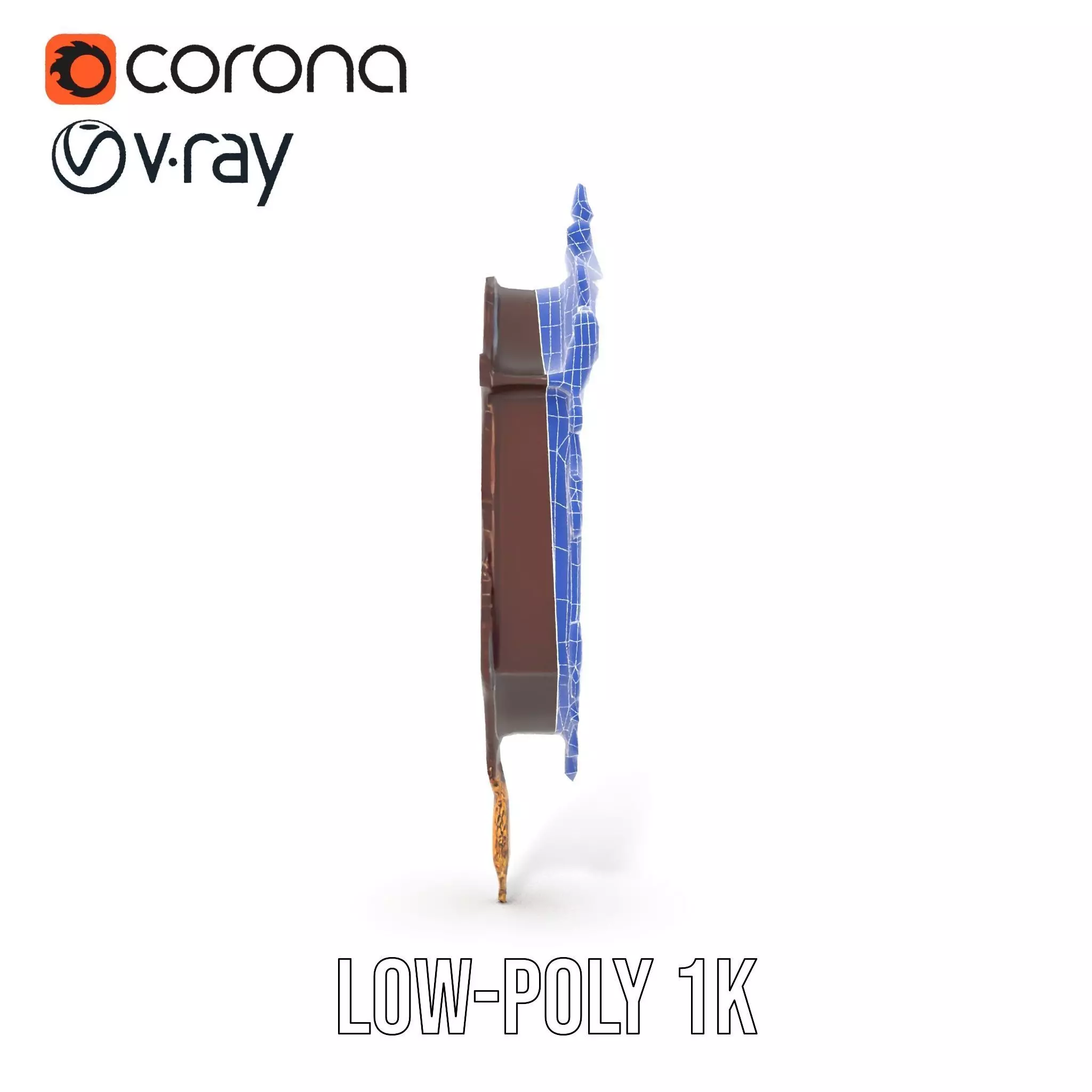 Ornate Wooden Clock model pack Low-poly 3D model_15