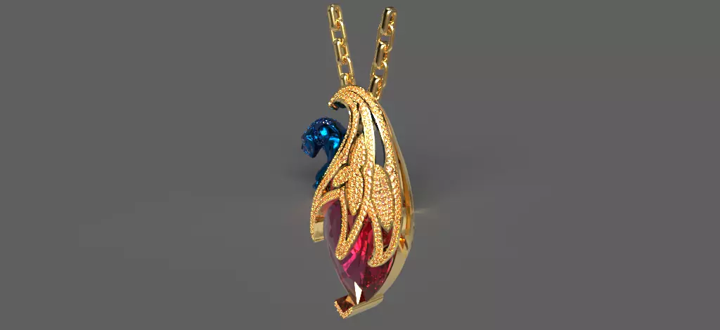 Pendant 3D print model_5