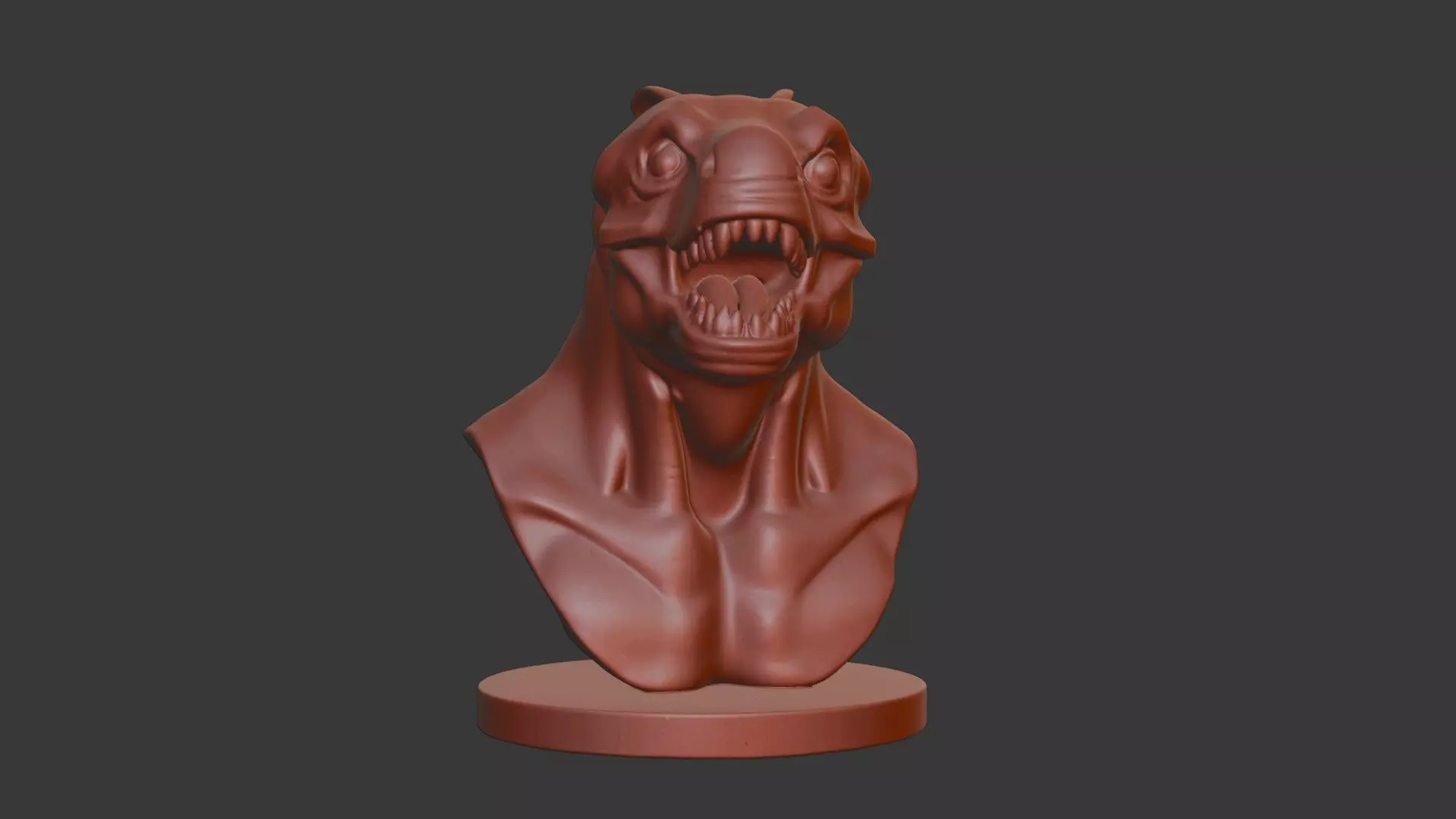 Dunkleosteus Bust 3D Model - STL Printable Prehistoric Fish 3D print model_2