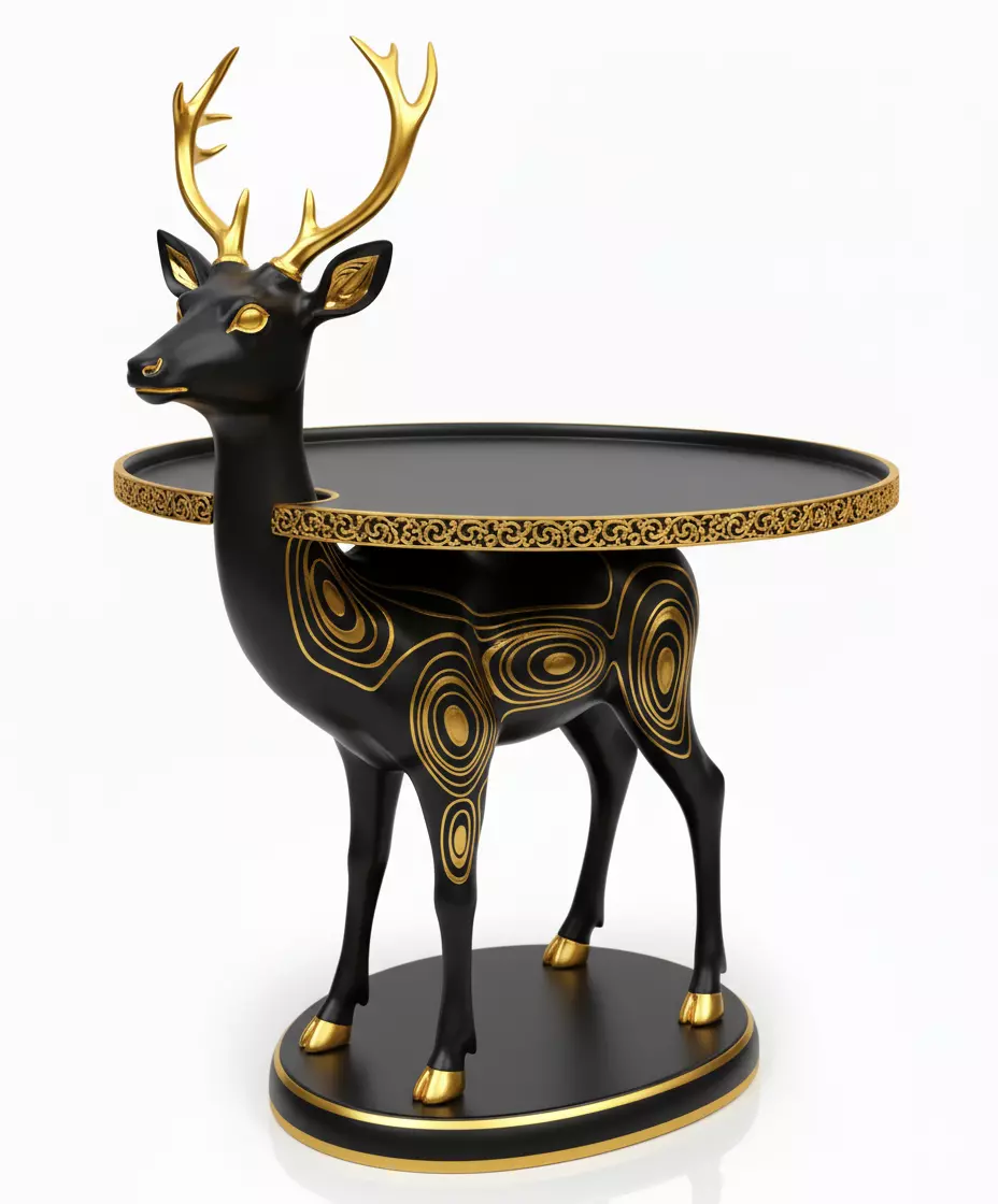 Elegant Deer Tray Holder 3D print model