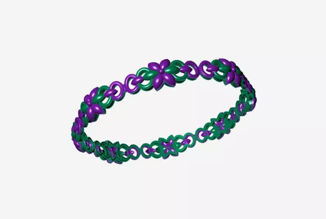 Bracelet 3D print model_2