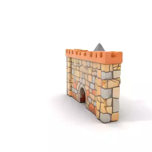 Medieval Fortress Wall model pack