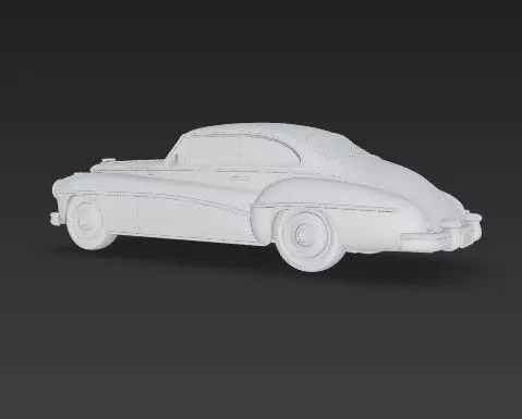 Packard Clipper 1948 1950 Classic Luxury Car 3D print model_7