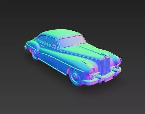 Packard Clipper 1948 1950 Classic Luxury Car 3D print model_13