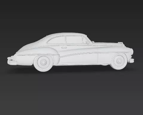Packard Clipper 1948 1950 Classic Luxury Car 3D print model_2