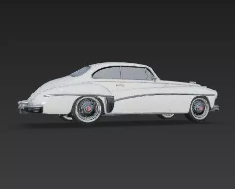 Packard Clipper 1948 1950 Classic Luxury Car 3D print model_26