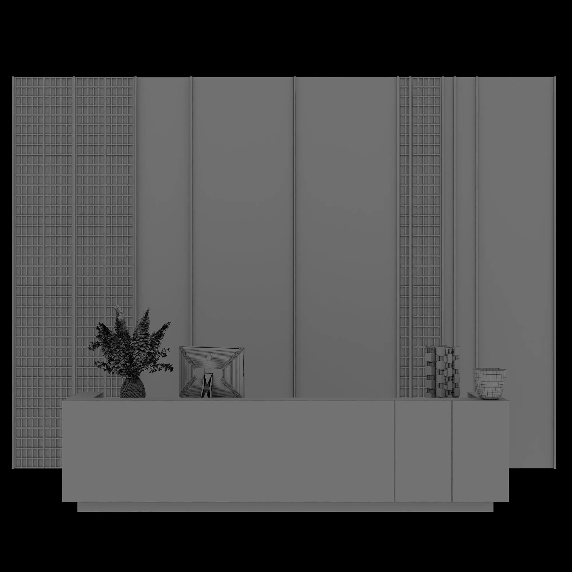 RECEPTION DESK NO37 A 3D model_11