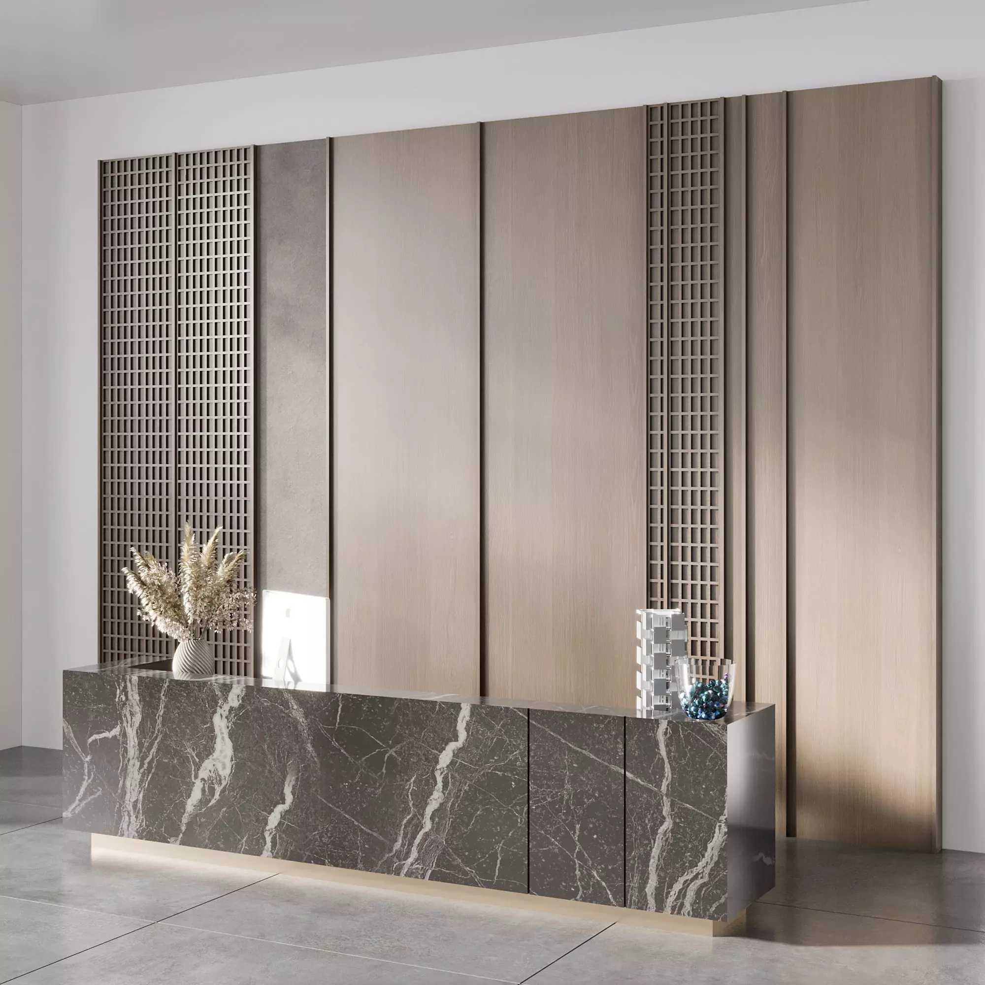 RECEPTION DESK NO37 A 3D model_2