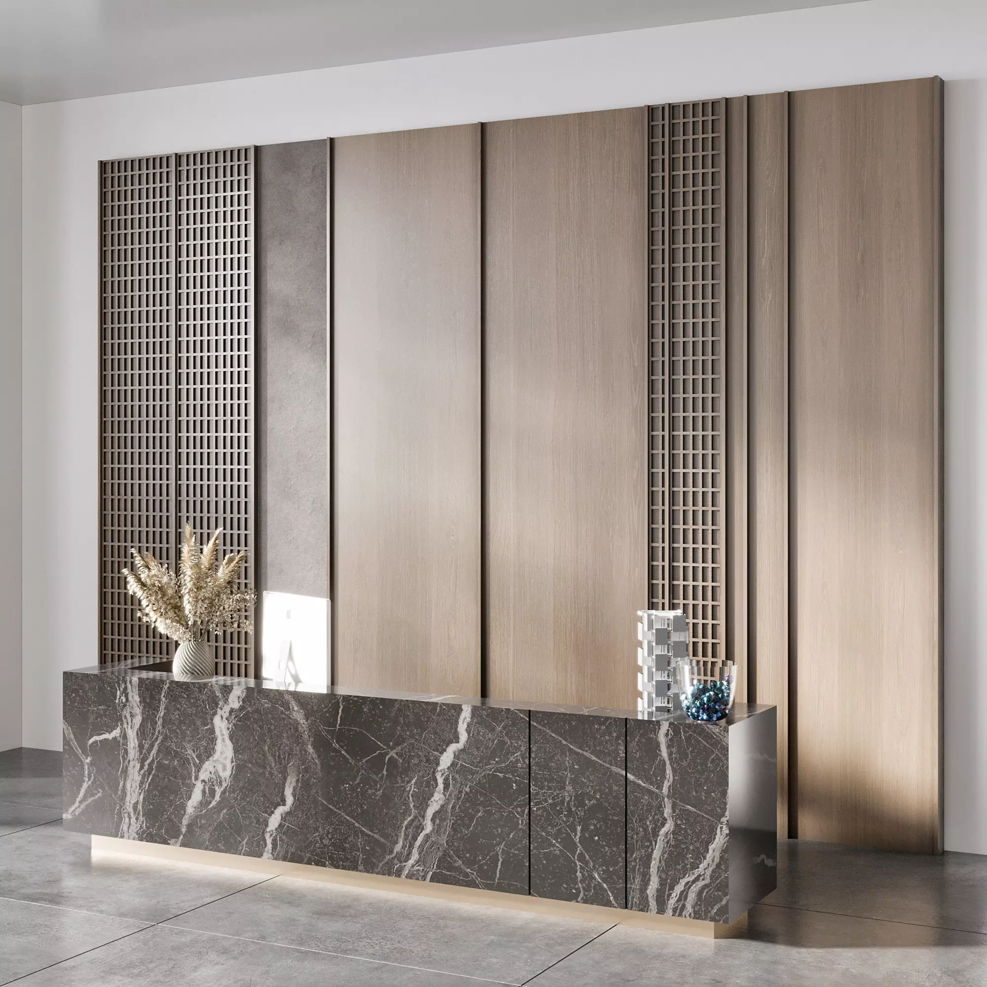 RECEPTION DESK NO37 A 3D model_7