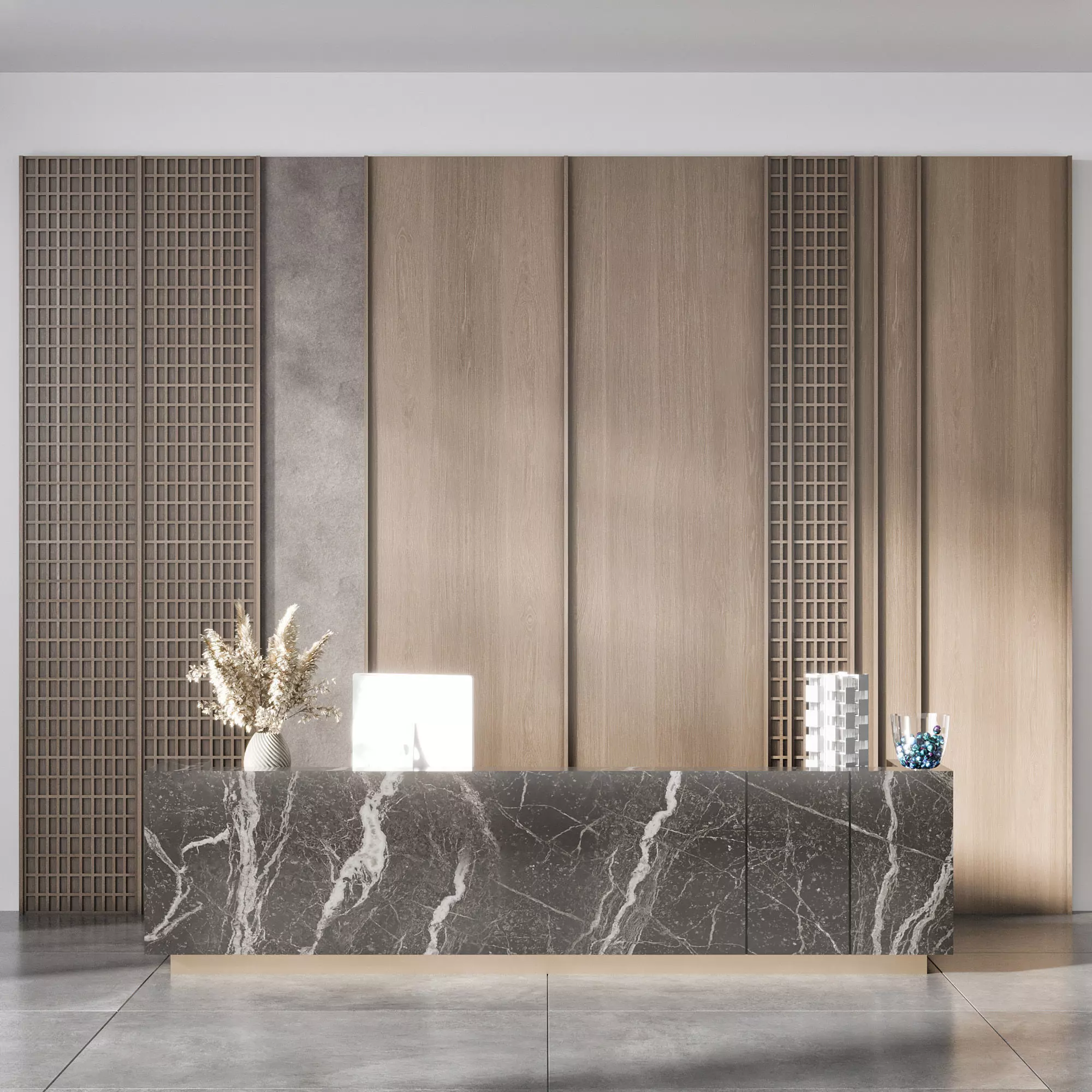 RECEPTION DESK NO37 A 3D model_5