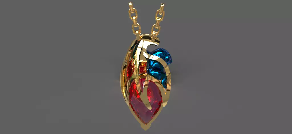 Pendant 3D print model_6