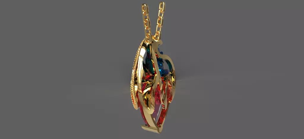 Pendant 3D print model_5