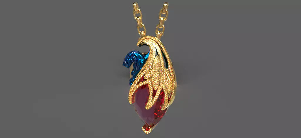 Pendant 3D print model_1