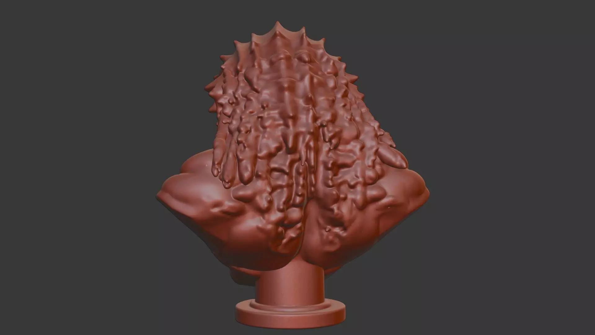 Edmontonia Head Bust 3D Model - STL Printable Dinosaur 3D print model_5