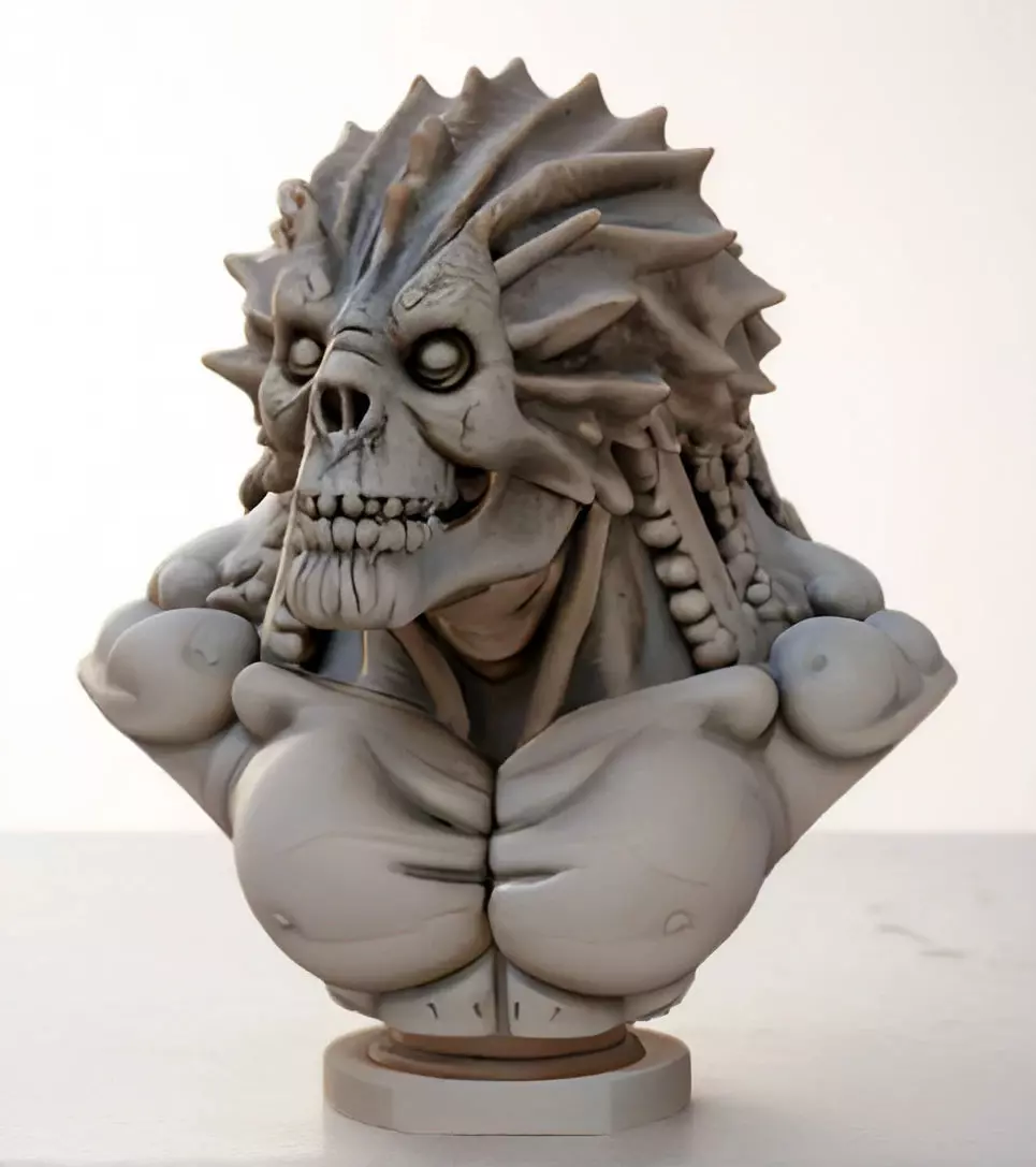 Edmontonia Head Bust 3D Model - STL Printable Dinosaur 3D print model_0