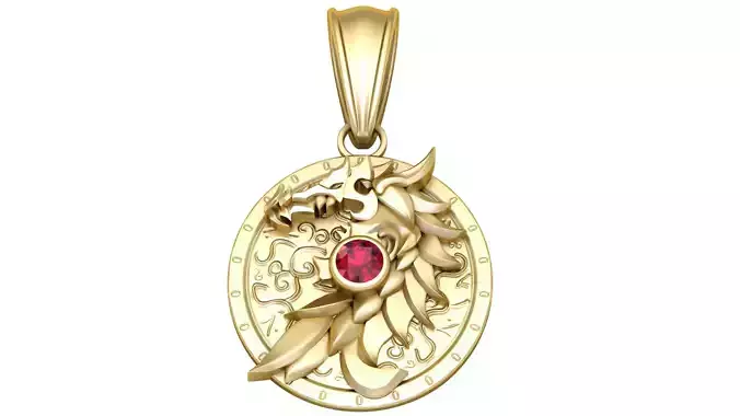 Ruby-Eyed Dragon Talisman