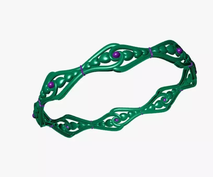 Bracelet 3D print model_2
