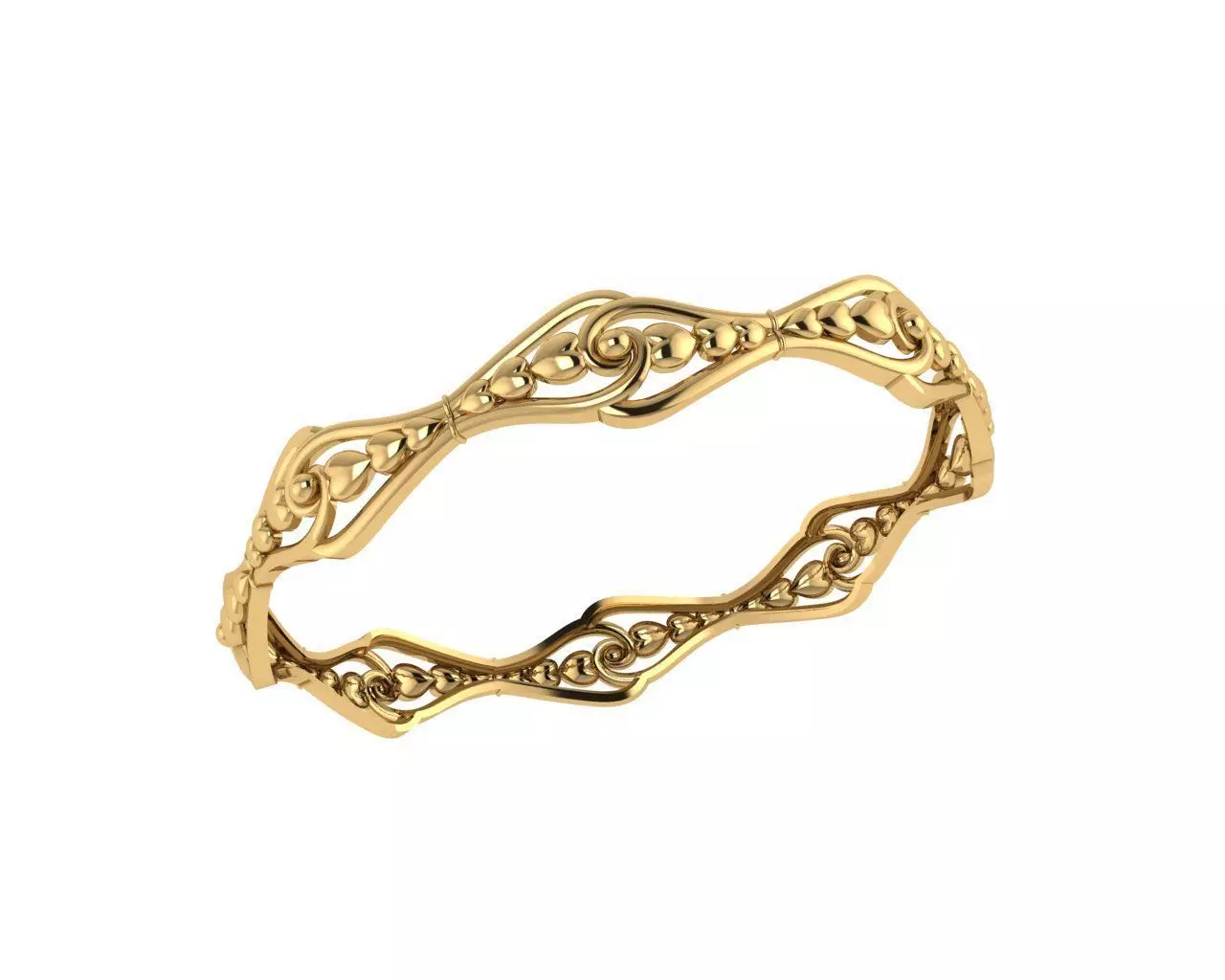 Bracelet 3D print model_0