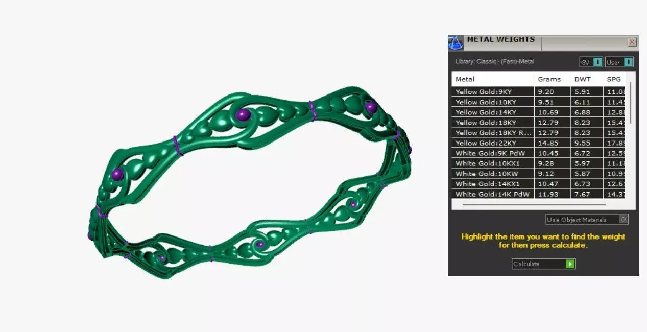 Bracelet 3D print model_3